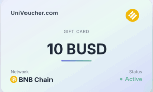 UniVoucher 10 BUSD Gift Card on BNB Chain