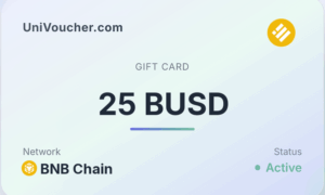 UniVoucher 25 BUSD Gift Card on BNB Chain