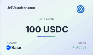 UniVoucher 100 USDC Gift Card on Base