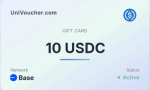 UniVoucher 10 USDC Gift Card on Base
