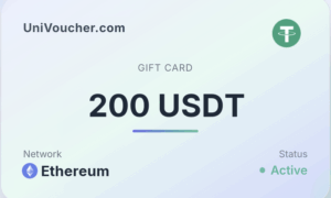 UniVoucher 200 USDT Gift Card on Ethereum