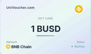 Univoucher gift card 1 busd